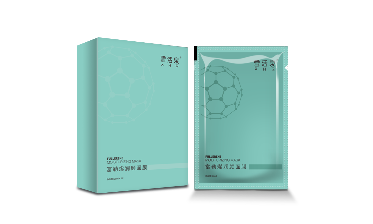 雪活泉富勒烯潤(rùn)顏面膜